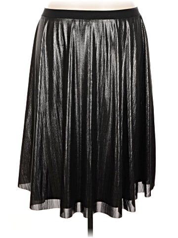 Boutique + Faux Leather Skirt (view 1)