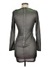 Charlotte Russe 100% Polyester Metallic Gray Cocktail Dress Size M - photo 2