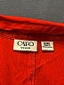 Cato Orange 3/4 Sleeve Button-Down Shirt Size 18 - photo 7
