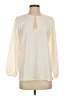 J.Crew 100% Polyester Ivory Long Sleeve Blouse Size XS (tall) - photo 1