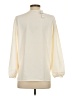 J.Crew 100% Polyester Ivory Long Sleeve Blouse Size XS (tall) - photo 2