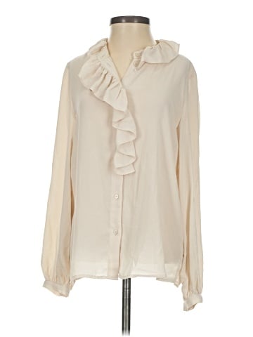 Nili Lotan Long Sleeve Blouse (view 1)