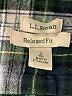 L.L.Bean 100% Cotton Plaid Blue Green Cardigan Size S - photo 7