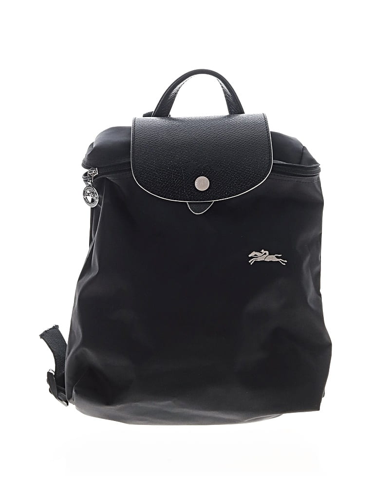 Pre-owned Longchamp Backpack In Black