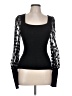 On Twelfth Black Long Sleeve Top Size L - photo 1