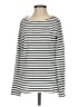 Boden Stripes Ivory Long Sleeve Top Size 4 - photo 1