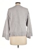 For The Republic Solid Gray Pullover Sweater Size M - photo 2