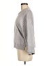 For The Republic Solid Gray Pullover Sweater Size M - photo 5