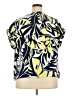 Talbots 100% Cotton Yellow Short Sleeve Blouse Size 2X - photo 2