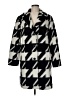 Talbots Houndstooth Black Wool Coat Size 8 - photo 1