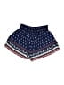 Lily White 100% Polyester Print Blue Shorts Size M - photo 2
