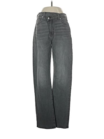 Madewell The '90s Straight Jean in Burwick Wash: Cross-Tab Edition (view 1)
