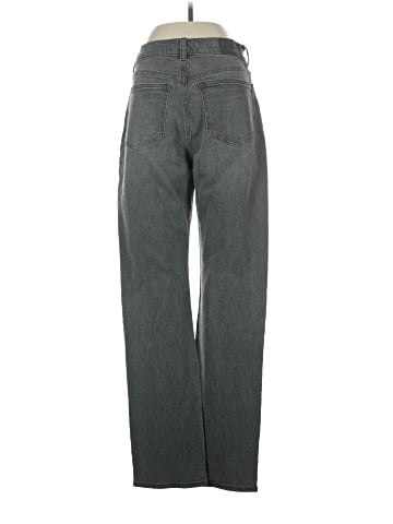 Madewell The '90s Straight Jean in Burwick Wash: Cross-Tab Edition (view 2)