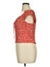 Wild Fable 100% Rayon Orange Short Sleeve Top Size XL - photo 5