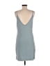 Double Zero Solid Gray Blue Casual Dress Size M - photo 2