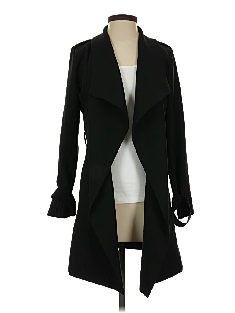 Pre-owned Lulus Coat In Black