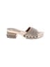 Sigerson Morrison 100% Leather Gray Sandals Size 7 - photo 1