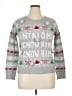 Joe Boxer Print Silver Pullover Sweater Size XL - photo 1