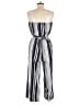 Socialite Stripes Blue Jumpsuit Size M - photo 2