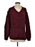 Altar'd State 100% Polyester Tweed Burgundy Pullover Sweater Size S - photo 1