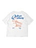 Zara 100% Cotton White Short Sleeve T-Shirt Size 6 - 7 - photo 2
