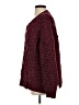 Altar'd State 100% Polyester Tweed Burgundy Pullover Sweater Size S - photo 5