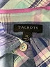 Talbots 100% Cotton Plaid Blue Long Sleeve Button-Down Shirt Size XL - photo 7