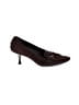 Tod's 100% Suede Burgundy Brown Heels Size EU 35 1/2 - photo 1