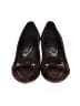 Tod's 100% Suede Burgundy Brown Heels Size EU 35 1/2 - photo 2