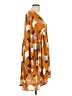 Umgee 100% Rayon Orange 3/4 Sleeve Blouse Size L - photo 4