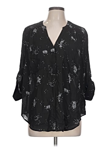 Torrid 3/4 Sleeve Blouse (view 1)
