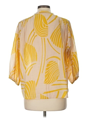 Closed 3/4 Sleeve Blouse (view 2)