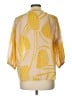 Closed 100% Cotton Print Yellow 3/4 Sleeve Blouse Size L - photo 2