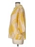Closed 100% Cotton Print Yellow 3/4 Sleeve Blouse Size L - photo 5