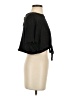 Audrey 3+1 Black Short Sleeve Top Size S - photo 4