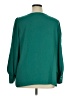 Halogen 100% Polyester Green Long Sleeve Blouse Size XL - photo 2