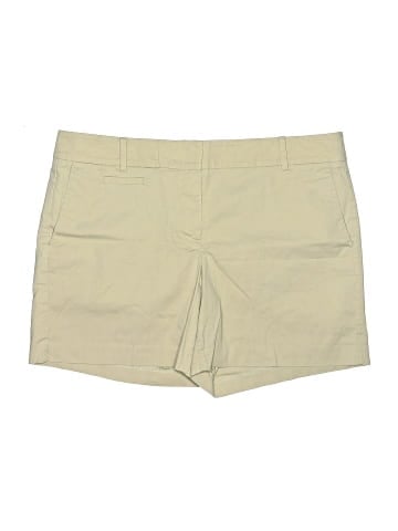 Ann Taylor Khaki Shorts (view 1)