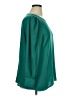 Halogen 100% Polyester Green Long Sleeve Blouse Size XL - photo 4