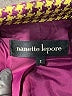 Nanette Lepore Houndstooth Yellow Blazer Size 2 - photo 6