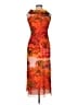 Zara Print Orange Cocktail Dress Size M - photo 1