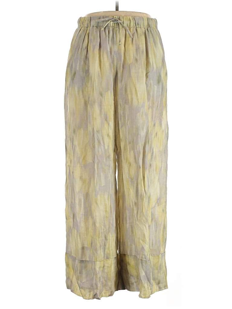 Pre-owned Zara Casual Pants In Gold