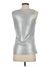 White House Black Market Metallic Silver Sleeveless Top Size S - photo 2