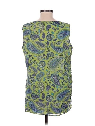 Terry Lewis Sleeveless Silk Top (view 1)