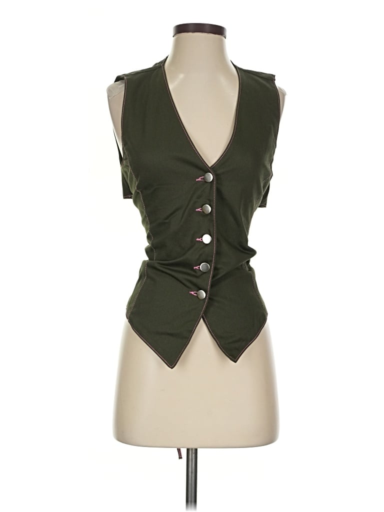 Pre-owned Assorted Brands Vest In Green