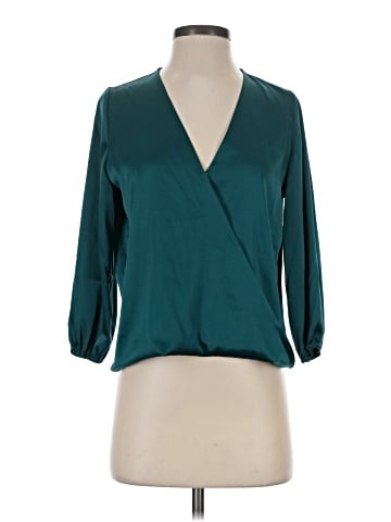 Flower 3/4 Sleeve Blouse (view 1)