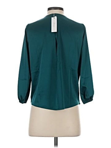 Flower 3/4 Sleeve Blouse (view 2)