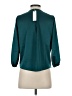 Flower Teal 3/4 Sleeve Blouse Size XS - photo 2