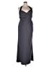 Bari Jay 100% Polyester Solid Gray Cocktail Dress Size 20 - photo 1