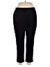 St. John Caviar Solid Black Active Pants Size XL - photo 1