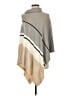 Calvin Klein 100% Acrylic Gray Poncho Size S - photo 1